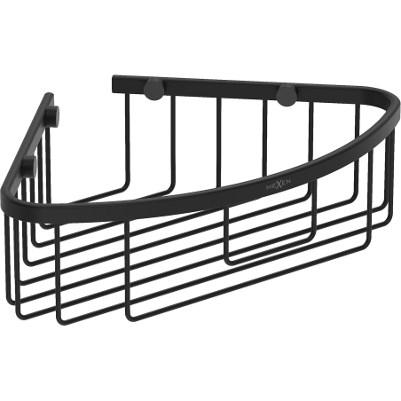 Mexen Uni-C cestino angolare da bagno, nero - 70A8517-70