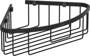Mexen Uni-C stūra vannas istabas grozs, melns - 70A8517-70