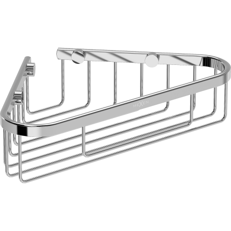 Mexen Uni-T cesto de canto para casa de banho, cromado - 70A8520-00