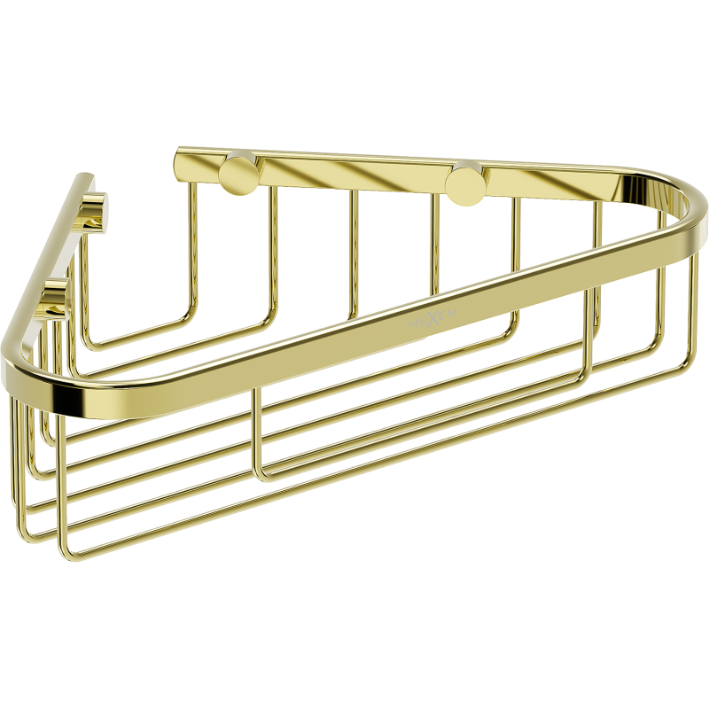 Mexen Uni-T stūra vannas istabas grozs, zelta - 70A8520-50