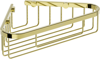 Mexen Uni-T stūra vannas istabas grozs, zelta - 70A8520-50
