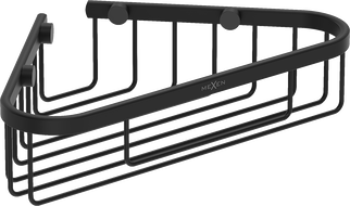 Mexen Uni-T stūra vannas istabas grozs, melns - 70A8520-70
