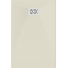 Mexen Hugo plato de ducha rectangular SMC 120 x 90 cm, beige, cubierta blanca - 42699012-W