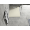 Mexen Hugo plato de ducha rectangular SMC 120 x 90 cm, beige, cubierta blanca - 42699012-W