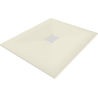 Mexen Hugo plato de ducha rectangular SMC 120 x 80 cm, piedra blanca - 42158012