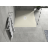 Mexen Hugo plato de ducha rectangular SMC 120 x 80 cm, piedra blanca - 42158012