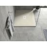 Mexen Hugo plato de ducha rectangular SMC 120 x 80 cm, piedra blanca - 42158012