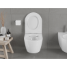 Mexen Carmen WC-skål Rimless med slim mjukstängande sits, duroplast, vit glans - 30880500
