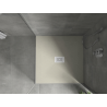 Mexen Hugo kvadrātveida dušas paliktnis SMC 100 x 100 cm, bēšs, baltas maskēšanās - 42691010-W