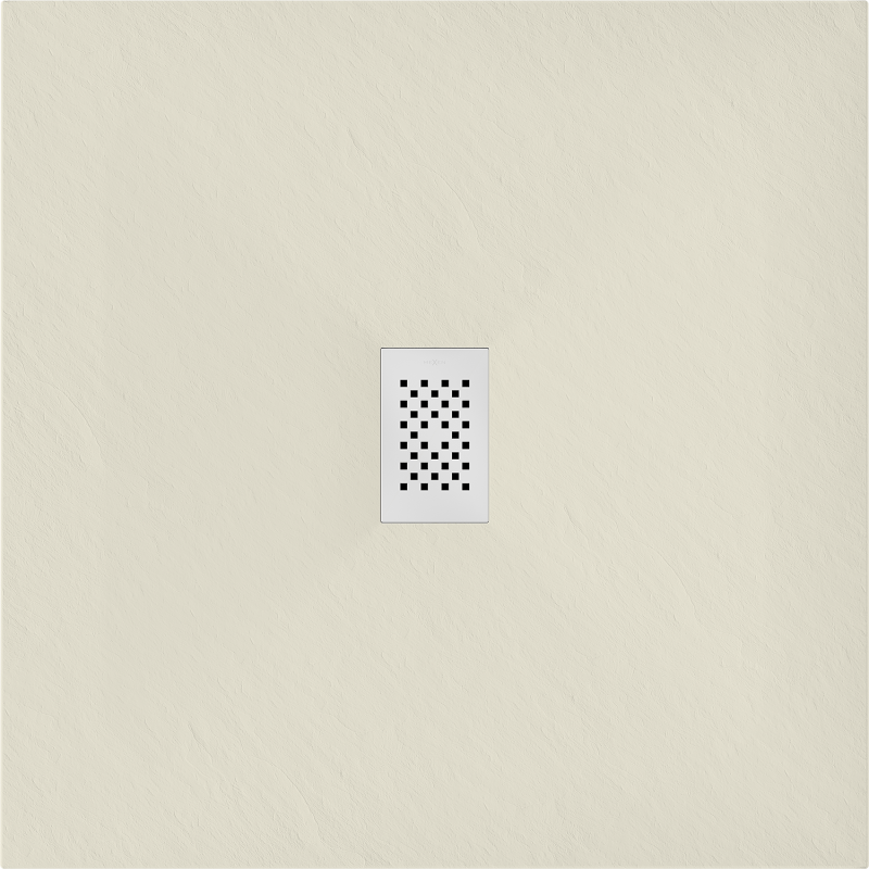 Mexen Hugo kvadrātveida dušas paliktnis SMC 80 x 80 cm, bēšs, balta pārklājums - 42698080-W