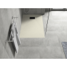 Mexen Hugo rectangular shower tray SMC 90 x 80 cm, beige, black cover - 42698090-B