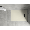 Mexen Hugo taisnstūra dušas paliktnis SMC 120 x 90 cm, bēšs, melns pārklājums - 42699012-B