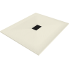 Mexen Hugo receveur de douche rectangulaire SMC 120 x 100 cm, beige, cache noire - 42691012-B