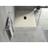 Mexen Hugo rectangular SMC shower tray 120 x 100 cm, beige, black cover - 42691012-B