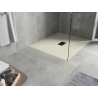 Mexen Hugo base de duche retangular SMC 120 x 100 cm, bege, grelha preta - 42691012-B