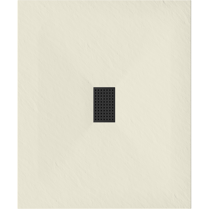 Mexen Hugo taisnstūra dušas paliktnis SMC 120 x 100 cm, bēšs, melns panelis - 42691012-B