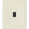 Mexen Hugo rectangular SMC shower tray 120 x 100 cm, beige, black cover - 42691012-B