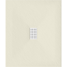 Mexen Hugo plato de ducha rectangular SMC 120 x 100 cm, beige, cubierta blanca - 42691012-W