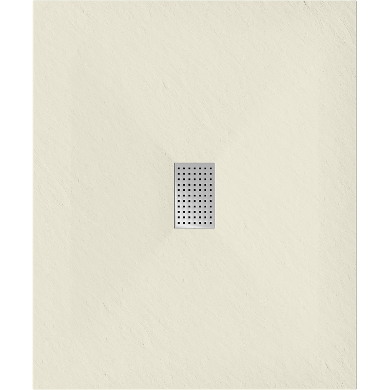 Mexen Hugo brodzik prostokątny SMC 120 x 100 cm, beżowy, maskownica inox - 42691012-X