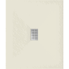 Mexen Hugo rectangular SMC shower tray 120 x 100 cm, beige, inox cover - 42691012-X