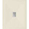Mexen Hugo SMC suorakulmainen suihkuallas 120 x 100 cm, beige, inox-peitelevy - 42691012-X