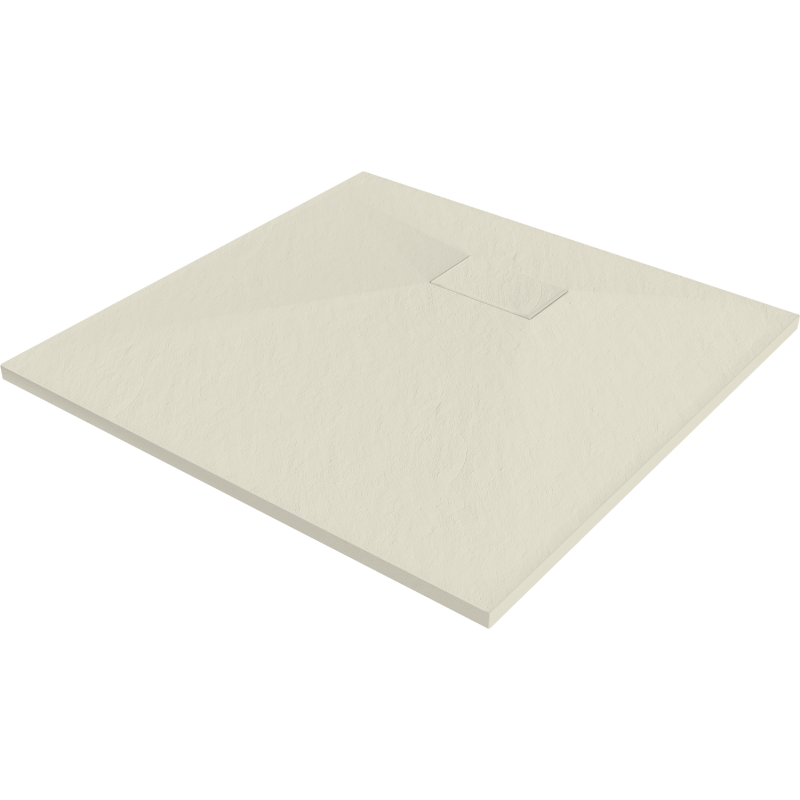 Mexen Hugo kvadrātveida dušas paliktnis SMC 80 x 80 cm, bēšs - 42698080