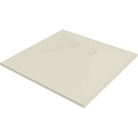 Mexen Hugo square shower tray SMC 90 x 90 cm, beige - 42699090