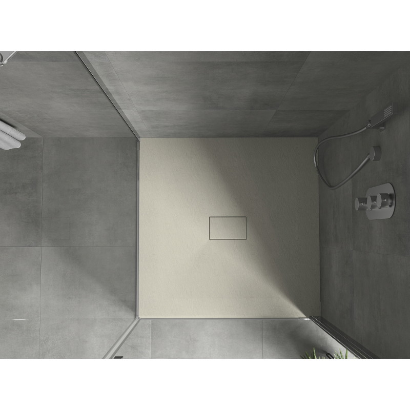 Mexen Hugo SMC Square Shower Tray 100 x 100 cm, Beige - 42691010