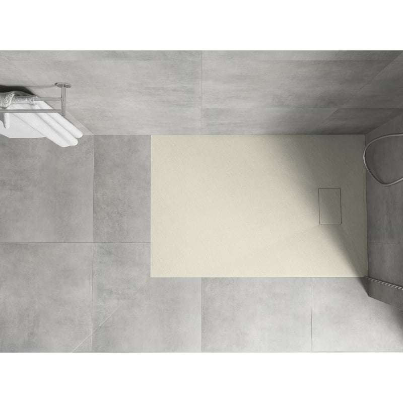 Mexen Hugo rectangular SMC shower tray 120 x 70 cm, beige - 42697012