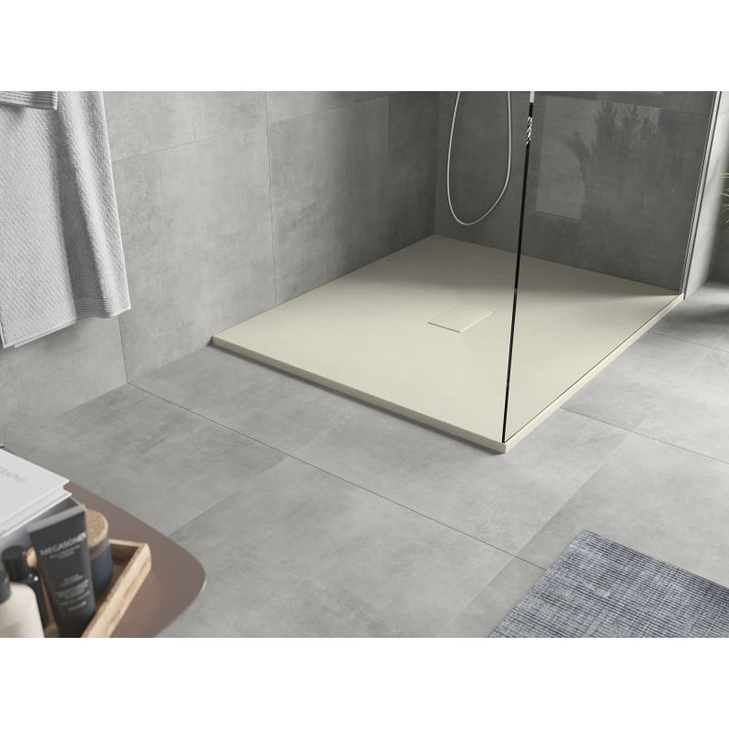 Mexen Hugo Suorakulmainen suihkualusta SMC 120 x 100 cm, beige - 42691012