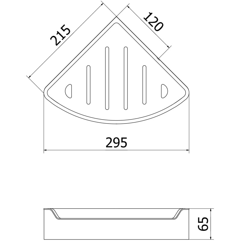Mexen Rivon-C cesto de canto para casa de banho, cinza escovado - 70A8525-66