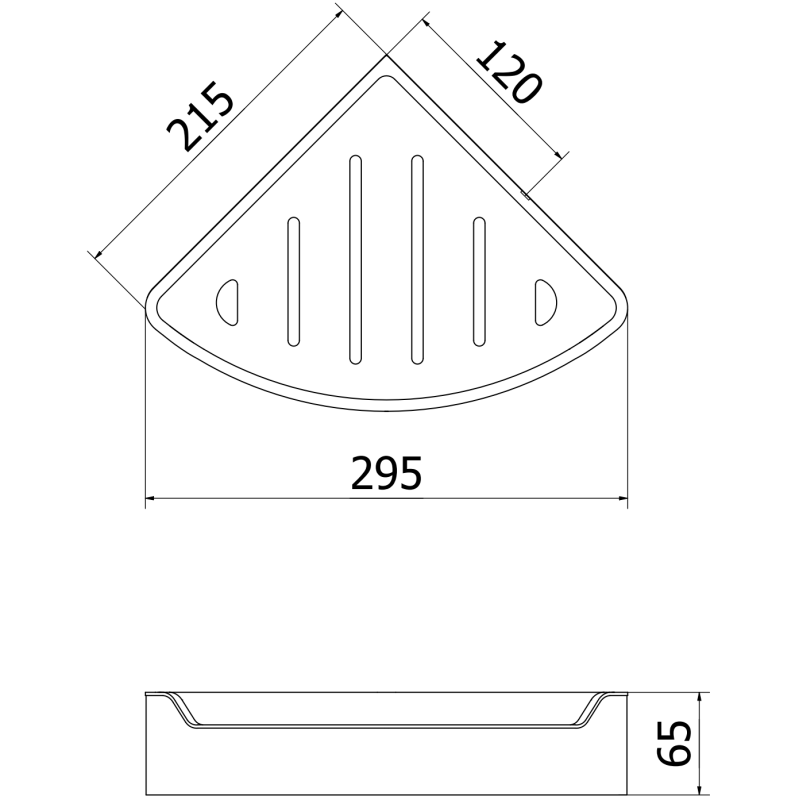 Mexen Rivon-C stūra vannas istabas grozs, melns hroms - 70A8525-73