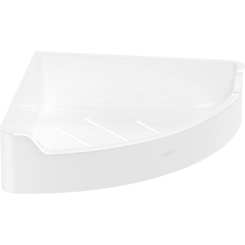 Mexen Rivon-C cesto de canto para casa de banho, branco - 70A8525-20