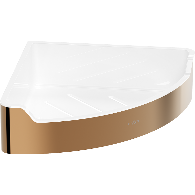 Mexen Rivon-C vannas istabas stūra grozs, rozā zelts - 70A8525-60