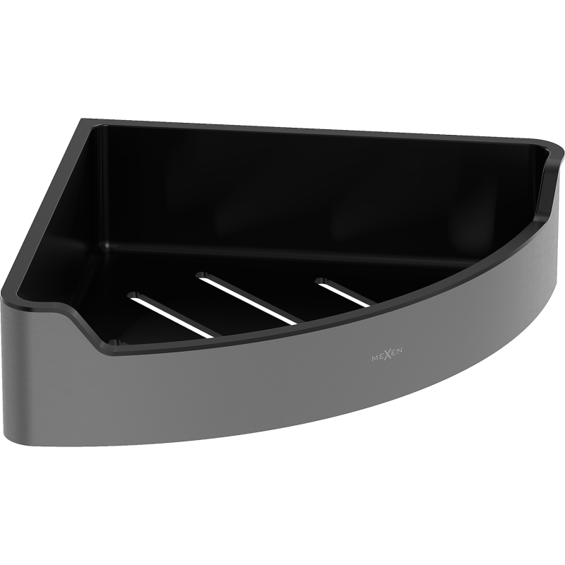 Mexen Rivon-C vannas istabas stūra plaukts, gun gray tīrīta - 70A8525-66