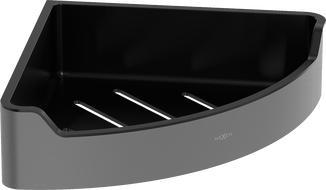 Mexen Rivon-C vannas istabas stūra plaukts, gun gray tīrīta - 70A8525-66