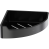 Mexen Rivon-C koszyk łazienkowy narożny, black chrome - 70A8525-73
