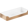 Mexen Rivon-L bathroom basket, brushed copper - 70A8725-65