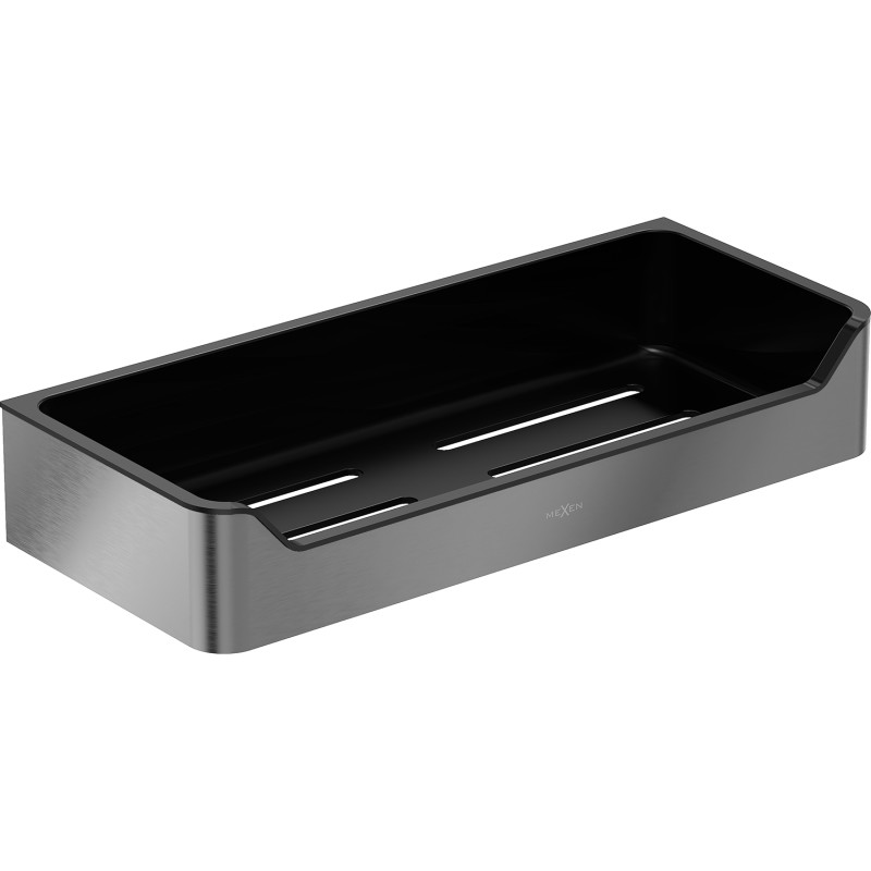 Mexen Rivon-L μπάνιο καλάθι, βουρτσισμένο gun gray - 70A8725-66