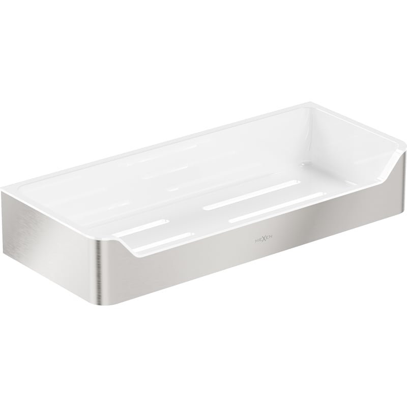 Mexen Rivon-L panier de salle de bain, nickel brossé - 70A8725-97