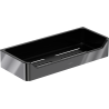 Mexen Rivon-L koszyk łazienkowy, black chrome - 70A8725-73