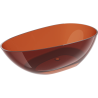 Mexen Glass Erde freistehende Badewanne transparent 170 x 85 cm, Chromabfluss - 58061708505