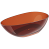 Mexen Glass samostojeća prozirna kada 170 x 85 cm, earth, kromirani čep - 58061708505