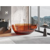 Mexen Glass vann vabas seisev läbipaistev 170 x 85 cm, maa, kroomitud kork - 58061708505