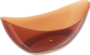 Mexen Vea earth wanna autoportante transparente 180 x 80 cm, bouchon chromé - 58091808005