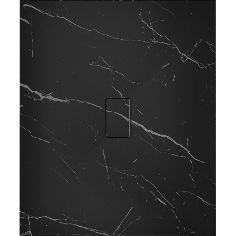 Mexen Hugo base de duche retangular SMC 120 x 100 cm, pedra preta - 42751012