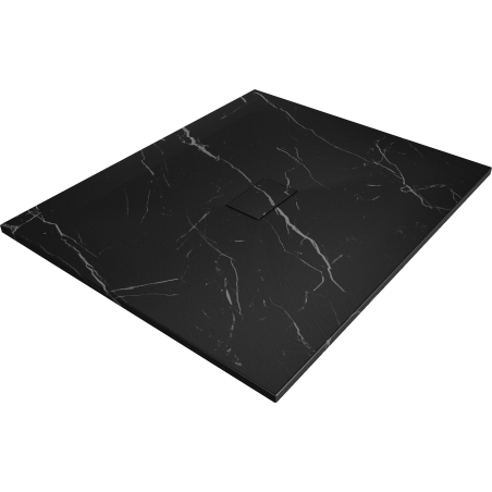 Mexen Hugo piatto doccia rettangolare SMC 120 x 100 cm, pietra nera - 42751012