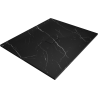 Mexen Hugo taisnstūrveida dušas paliktnis SMC 120 x 100 cm, melnais akmens - 42751012