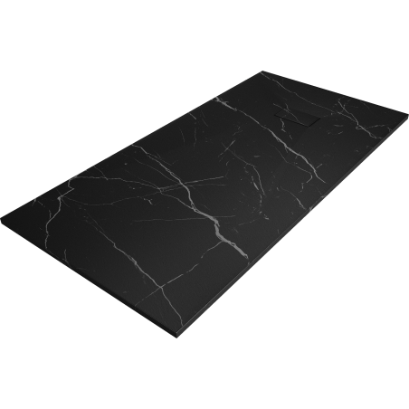 Mexen Hugo rectangular SMC shower tray 180 x 80 cm, black stone - 42758018