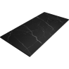 Mexen Hugo taisnstūrveida paliktnis SMC 180 x 90 cm, melns akmens - 42759018